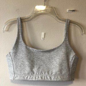 Grey Outdoor Voices Double Time Sports Bra
